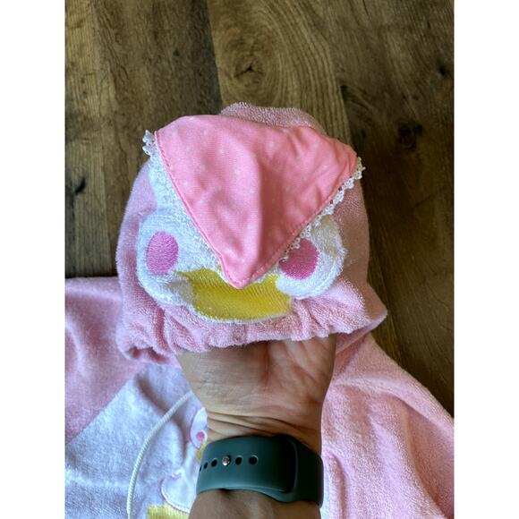 Vintage Carters Pink Girl Duck Terry Cloth Hooded Top 24 mo - Picture 8 of 9